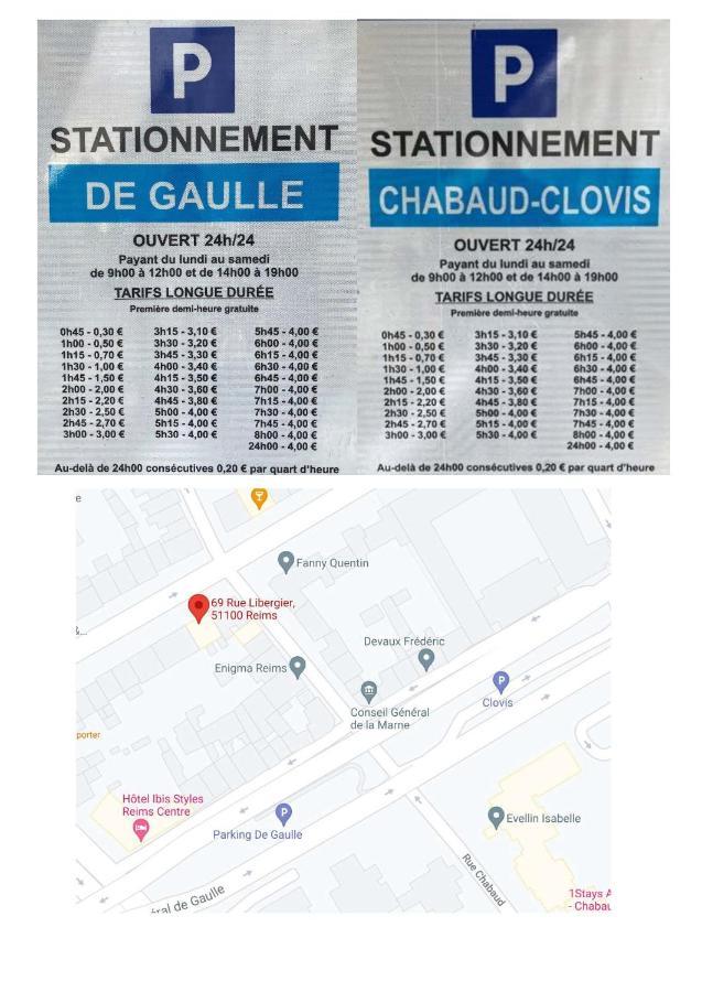 Le Mediterraneen, Face A La Cathedrale - 2D Apartman Reims Kültér fotó